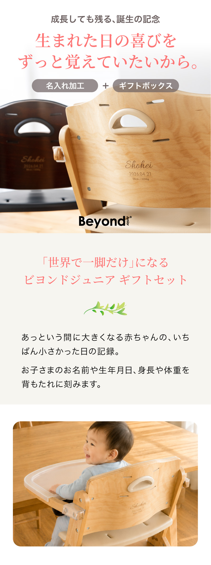 世界で一脚だけのビヨンドジュニアギフトセット