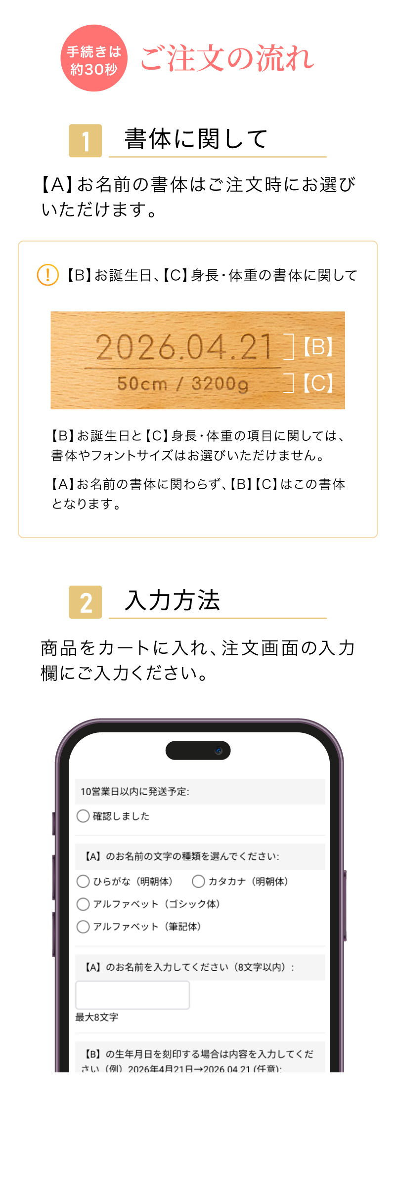 ご注文の流れ