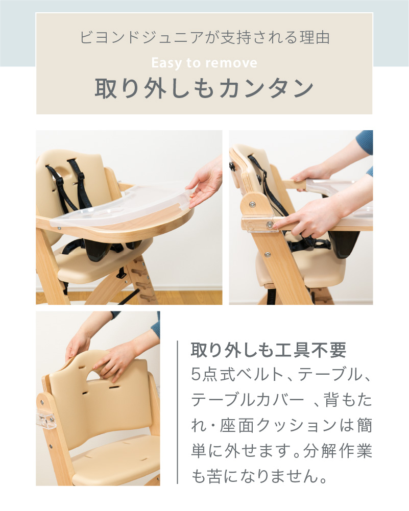 アウトレット品】 ビヨンドジュニア ベビーチェア ハイチェア 買い足し